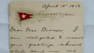 Archibald Gracie's historic Titanic letter sold at UK auction