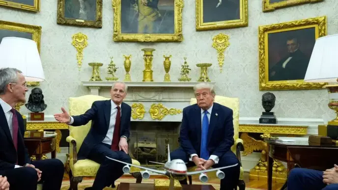 How Donald Trump Transformed the White House into a Glitzy Golden Showcase in Just 100 Days